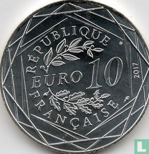Frankreich 10 Euro 2017 "France by Jean Paul Gaultier - Champagne" - Bild 1