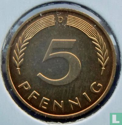 Germany 5 pfennig 1978 (D) - Image 2