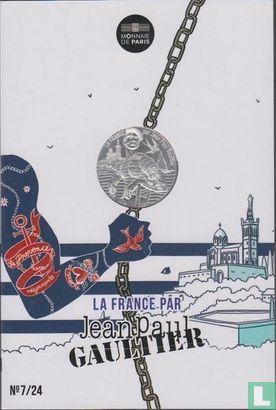 Frankrijk 10 euro 2017 (folder) "France by Jean Paul Gaultier - Provence" - Afbeelding 1