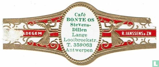 Café Bonte Os Stevens-Dillen Looibroekstr. T. 359063 Antwerpen - Maldegem - R. Janssens & Zn. - Afbeelding 1