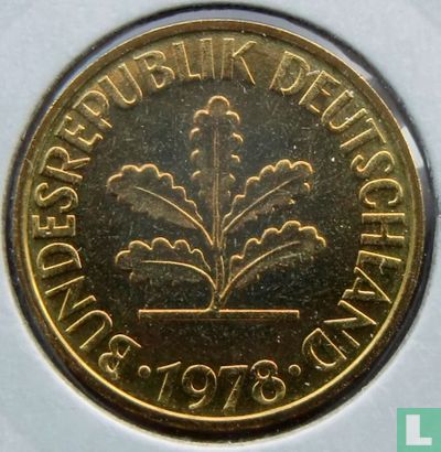 Duitsland 10 pfennig 1978 (D) - Afbeelding 1