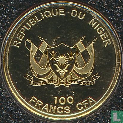 Niger 100 francs 2018 (BE) "9/11 - Never Forget -" - Image 2