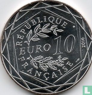 France 10 euro 2016 "The Little Prince facing the Eiffel Tower" - Image 1