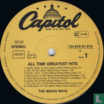 All Time Greatest Hits - Image 2