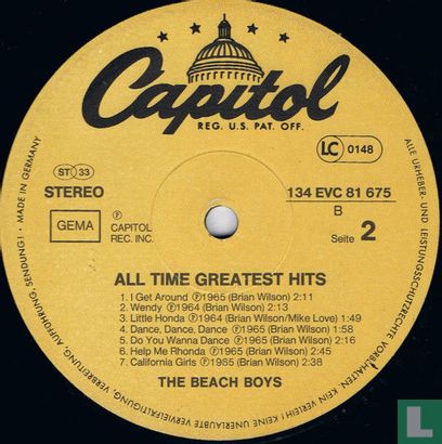 All Time Greatest Hits - Image 3