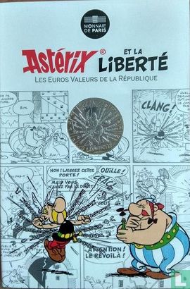 Frankrijk 10 euro 2015 (folder) "Asterix and liberty 5" - Afbeelding 1
