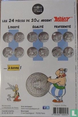 Frankrijk 10 euro 2015 (folder) "Asterix and liberty 2" - Afbeelding 2