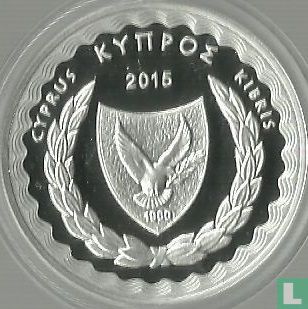 Cyprus 5 euro 2015 (PROOF) "Aphrodite" - Afbeelding 1