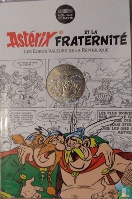 Frankrijk 10 euro 2015 (folder) "Asterix and fraternity 3" - Afbeelding 1