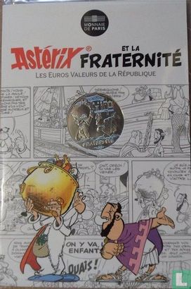 Frankrijk 10 euro 2015 (folder) "Asterix and fraternity 1" - Afbeelding 1