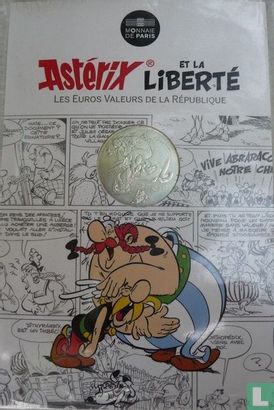 France 10 euro 2015 (folder) "Asterix and liberty 3" - Image 1