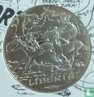 Frankrijk 10 euro 2015 (folder) "Asterix and liberty 8" - Afbeelding 3