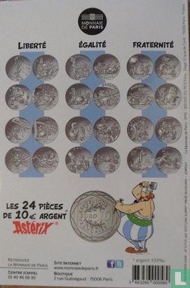 Frankrijk 10 euro 2015 (folder) "Asterix and equality 7" - Afbeelding 2