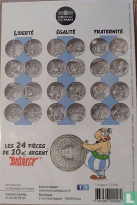 Frankreich 10 Euro 2015 (Folder) "Asterix and fraternity 8" - Bild 2