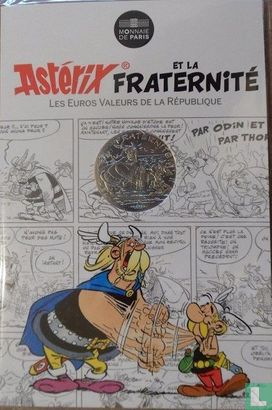 Frankrijk 10 euro 2015 (folder) "Asterix and fraternity 5" - Afbeelding 1