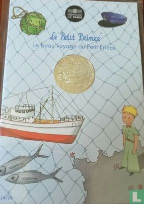 Frankreich 10 Euro 2016 (Folder) "The Little Prince returns from fishing" - Bild 1