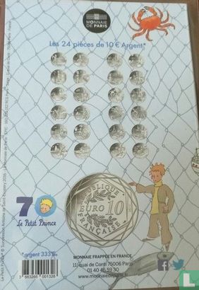 Frankrijk 10 euro 2016 (folder) "The Little Prince returns from fishing" - Afbeelding 2