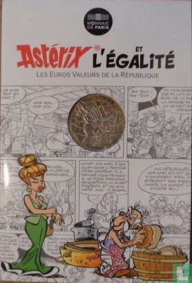 Frankrijk 10 euro 2015 (folder) "Asterix and equality 1" - Afbeelding 1