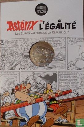 Frankreich 10 Euro 2015 (Folder) "Asterix and equality 4" - Bild 1