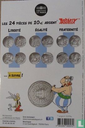Frankreich 10 Euro 2015 (Folder) "Asterix and equality 4" - Bild 2