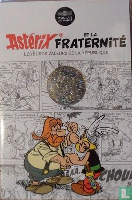 Frankrijk 10 euro 2015 (folder) "Asterix and fraternity 7" - Afbeelding 1
