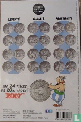 Frankrijk 10 euro 2015 (folder) "Asterix and fraternity 7" - Afbeelding 2