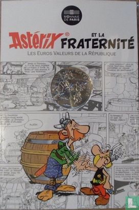 Frankrijk 10 euro 2015 (folder) "Asterix and fraternity 2" - Afbeelding 1
