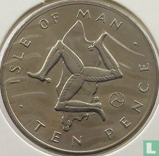 Insel Man 10 Pence 1979 (AA) - Bild 2