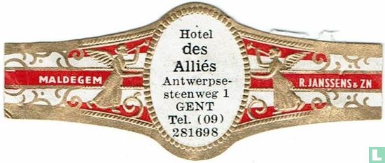 Café Des Alliés Antwerpse-steenweg 1 Gent Tel. (09) 281698 - Maldegem - R. Janssens & Zn. - Afbeelding 1