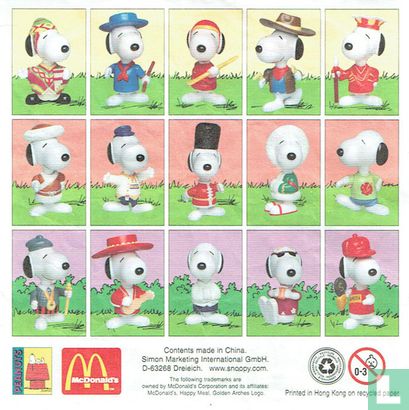Happy Meal 1999: Snoopy World Tour - Image 2