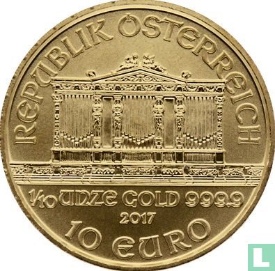 Oostenrijk 10 euro 2017 "Wiener Philharmoniker" - Afbeelding 1