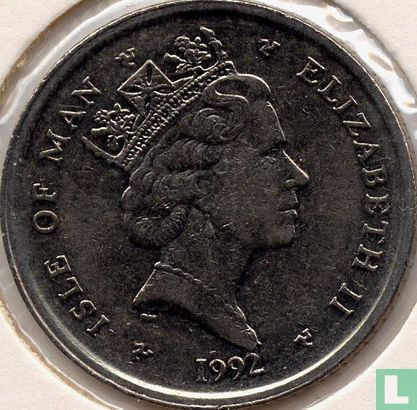 Insel Man 10 Pence 1992 (Triskele - AC) - Bild 1