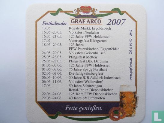 Graf Arco Festkalender - Afbeelding 1
