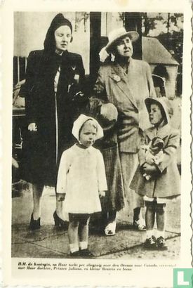 H.M. de Koningin na haar tocht per vliegtuig naar Canada - Image 1