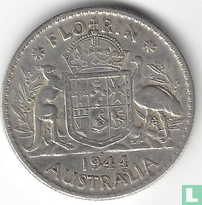 Australia 1 florin 1944 (S) - Image 1