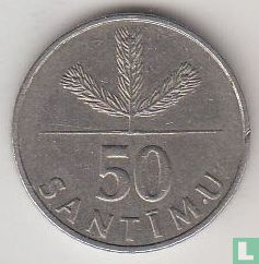 Letland 50 santimu 1992 - Afbeelding 2