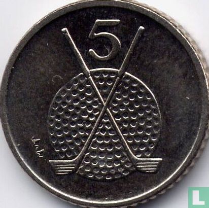 Insel Man 5 Pence 1995 - Bild 2