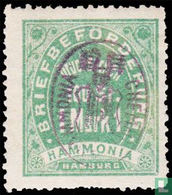 Figure (with overprint coat of arms)