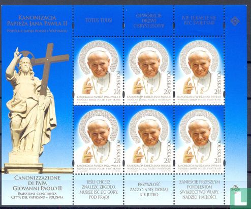 Heiligverklaring van paus Johannes Paulus II 