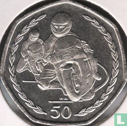 Man 50 pence 1996 - Afbeelding 2
