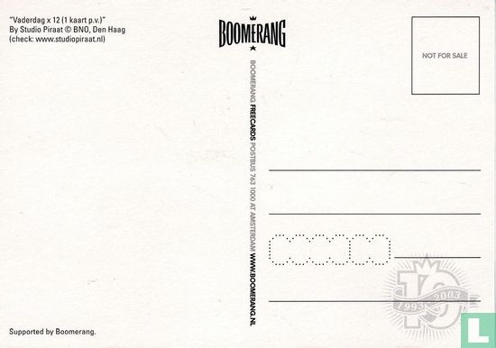 B030056 - Studio Piraat ´Vaderdag x 12 (1 kaart p.v.)´ - Afbeelding 2