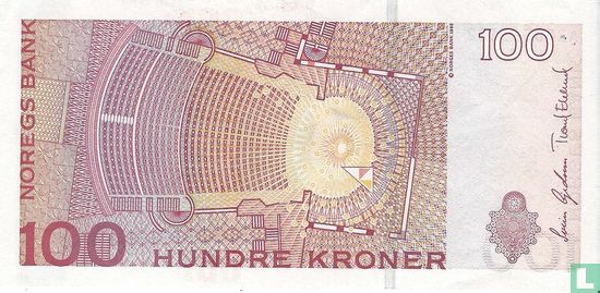 Norwegen 100 Kroner 2010 - Bild 2