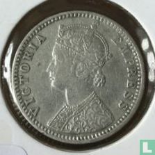 British India ¼ rupee 1892 (Bombay) - Image 2