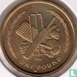 Man 1 pound 1998 (zonder triskeles) - Afbeelding 2