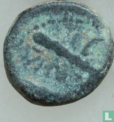 Seleuciden Rijk  AE15  (Antiochos VII Sidetes, Antioch)  138-129 BCE - Afbeelding 1