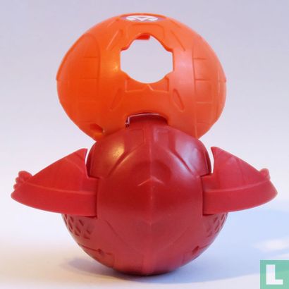 Dragonoid bal (oranje/rood) - Afbeelding 2