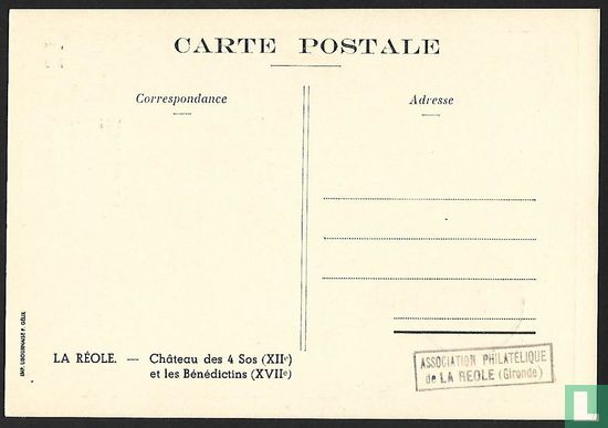 1re Exposition Philatélique [La Réole] - Afbeelding 2