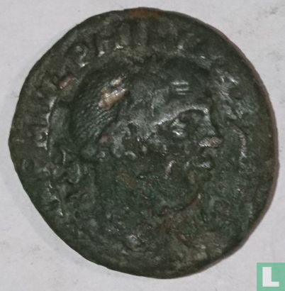 Moesia Superior Viminacium (Dacia) - Roman Empire  AE29 Sestertius (Philip I)  244 CE  - Image 2