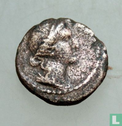 Antioche, Seleukis & Pieria  AE16  (Syrie romaine semi-autonome, sous Néron, année HA 104)  55 CE - Image 2