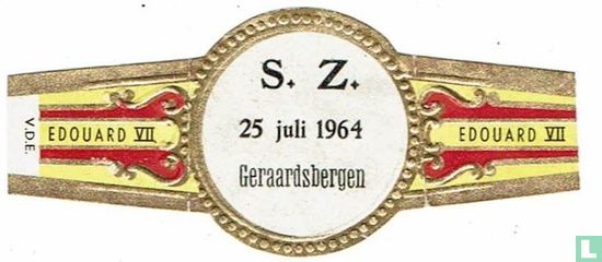 S.Z. 25 juli 1964 Geraardsbergen - Image 1